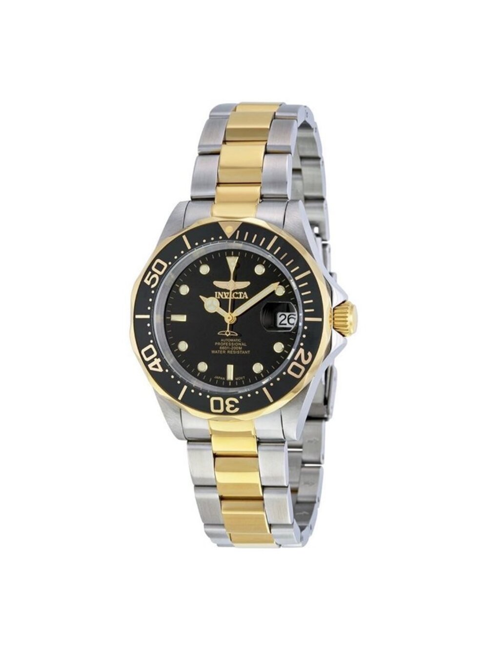 NWT Invicta Pro Diver Automatic Black Dial Men's Watch